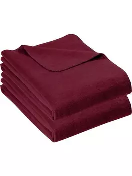 Одеяло Erwin Mller Wohn 2er Pack, бордо