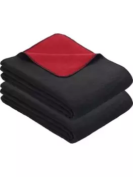 Одеяло Erwin Mller Wohn 2er Pack Matera, цвет dunkelgrau/rot