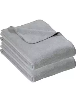 Одеяло Erwin Mller Wohn 2er Pack, светло-серый