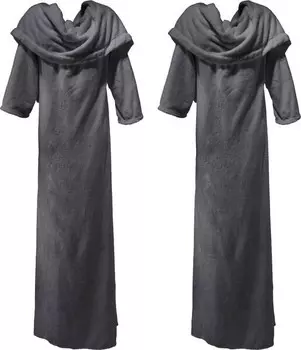 Одеяло Erwin Mller XXL mit rmeln 2er-Pack 207624, 150x1x220 см, серый