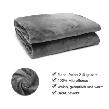 Одеяло Fiqops, черный
