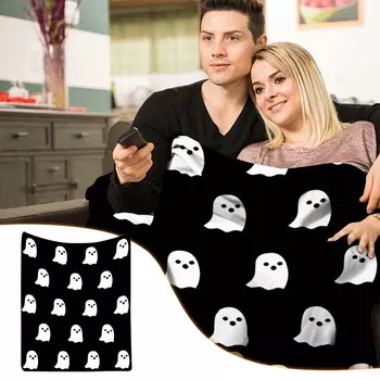 Одеяло фланелевое Eqwljwe, черный