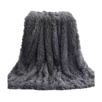 Одеяло фланелевое JeashCHAT, темно-серый