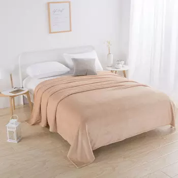 Одеяло фланелевое Kayannuo, персиковый