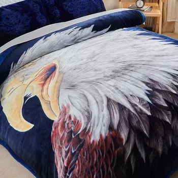 Одеяло флисовое JML, бело-кремовый