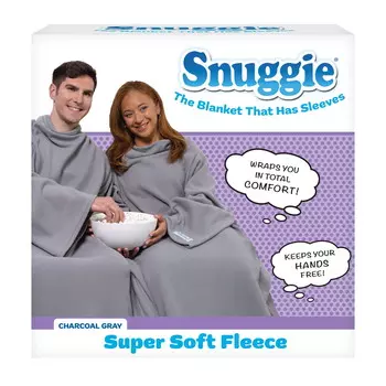 Одеяло флисовое Snuggie The Original Wearable, черный