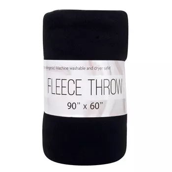 Одеяло флисовое Trailmaker, черный