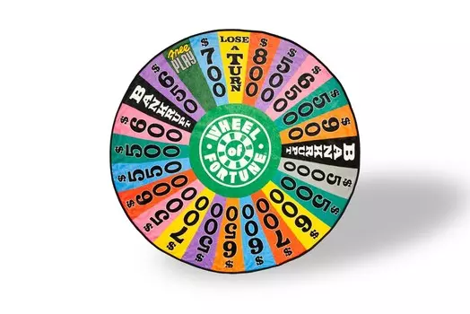 Одеяло флисовое Wheel of Fortune, желтый