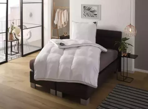 Одеяло Hanse by RIBECO из синтетического волокна "Макс", очень теплое, (1 шт.), очень мягкое и пушистое 135х200 см, белый