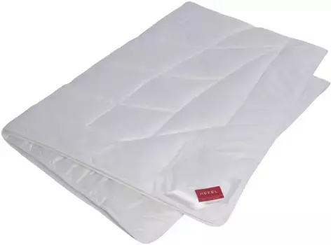 Одеяло Hefel из натурального волокна "Чистый бамбук", очень легкое, наполнитель вискоза (бамбук), чехол хлопок, (1 шт.), идеально подходит для летнего времени! 155х220 см, белый