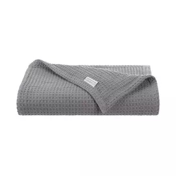 Одеяло хлопковое Aston & Arden 450 GSM, темно-серый