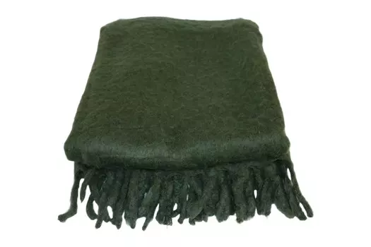 Одеяло Home&Manor, темно-зеленый