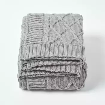 Одеяло Homescapes, серый