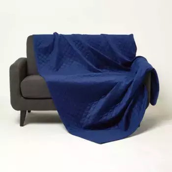 Одеяло Homescapes, темно-синий