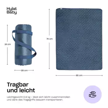 Одеяло Hylat, темно-синий