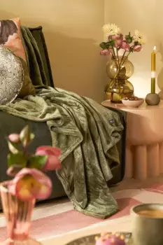 Одеяло In The Mood Collection, темно-зеленый