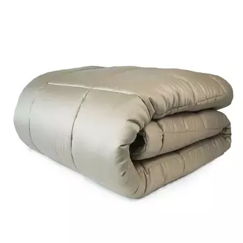 Одеяло из чистого атласа Title 60 - Tresor Creole Home, песок, двуспальный