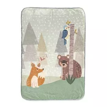 Одеяло из хвойного дерева Moshi Moshi Kids, мультколор