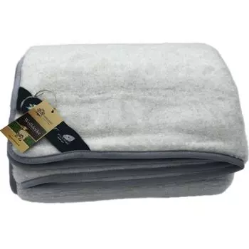 Одеяло из мериносовой шерсти - цвет: серый | Размер: 140x200 Hollert German Leather Fashion
