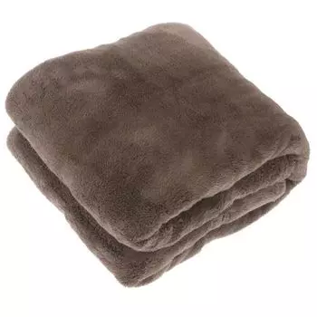 Одеяло из микрофибры Мягкий плед Плед Джастин темно-синий 150х200см Lemetex, коричневый