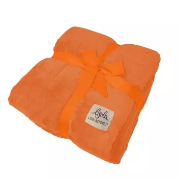 Одеяло из микрофлиса - Ricciolone Lisola, мандарин