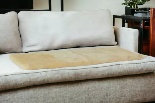 Одеяло из натуральной белой овчины медицинского класса размером 2 x 5 дюймов из двойной овчины Homezia, цвет Multicolored