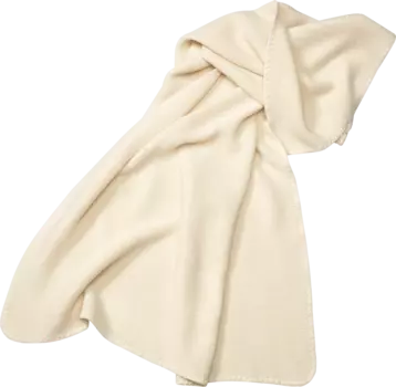 Одеяло из натуральной шерсти белое ок. 80 х 100 см 1 шт. ALANA