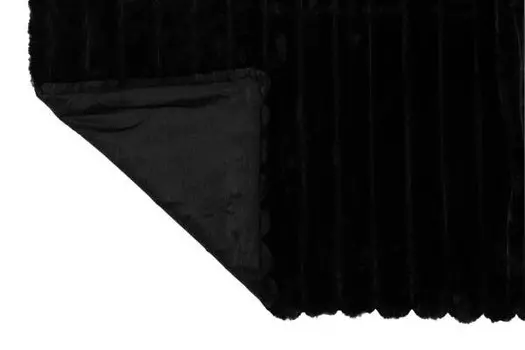 Одеяло J-LINE Chalet Chic, 130x180x130 см, черный