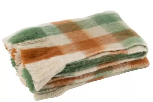 Одеяло J-LINE Fireplace, 130x180x130 см, разноцветный