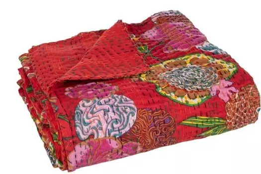 Одеяло J-LINE Mexican Fiesta, 220x270x220 см, красный