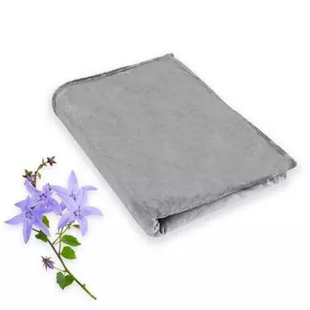 Одеяло Jiubiaz, флисовое одеяло, пушистое одеяло, теплое, очень мягкое одеяло, однотонная фланель, 150 х 200 см, серый