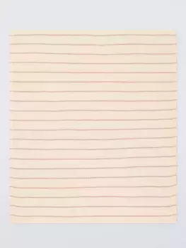 Одеяло John Lewis Baby Striped Knitted, слоновая кость