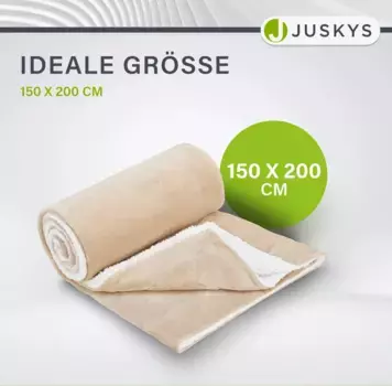 Одеяло Juskys, белый