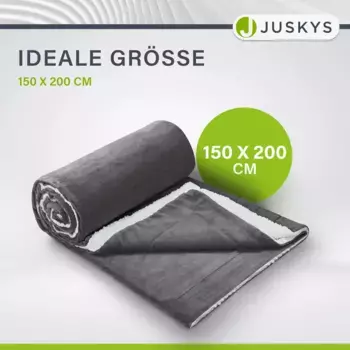 Одеяло Juskys, темно-серый