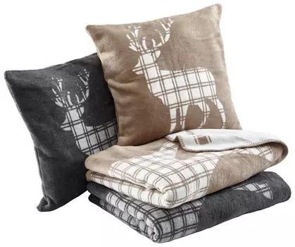 Одеяло Landscape, антрацитовый