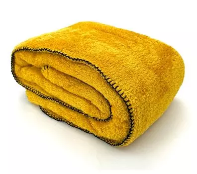Одеяло мягкое длинное напольное teddy флис XL 200х150 плед тип716 желтый heimtexland