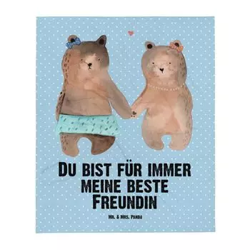 Одеяло Mr. & Mrs. Panda Bear Girlfriend — синяя пастель — подарок, плюшевый мишка, подарок на день рождения, подарок ребенку, Тедди, мягкое одеяло для детского уголка, одеяло для ползания, белый