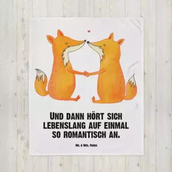 Одеяло Mr. & Mrs. Panda, белый