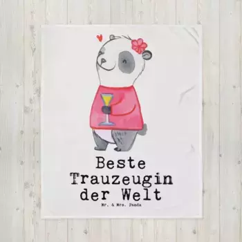 Одеяло Mr. & Mrs. Panda, белый