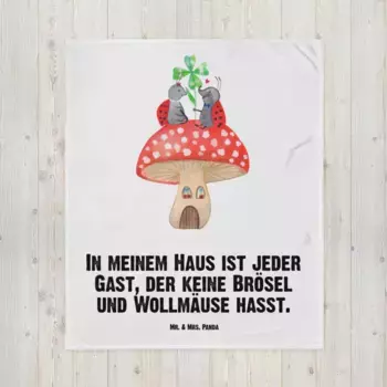 Одеяло Mr. & Mrs. Panda, белый