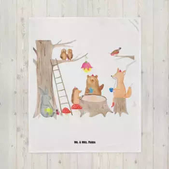 Одеяло Mr. & Mrs. Panda, белый