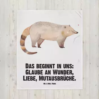 Одеяло Mr. & Mrs. Panda, белый