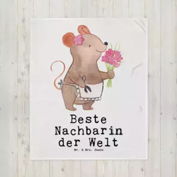 Одеяло Mr. & Mrs. Panda, белый