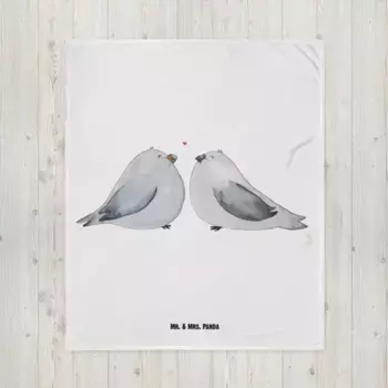 Одеяло Mr. & Mrs. Panda, белый