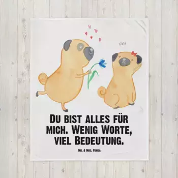 Одеяло Mr. & Mrs. Panda, белый