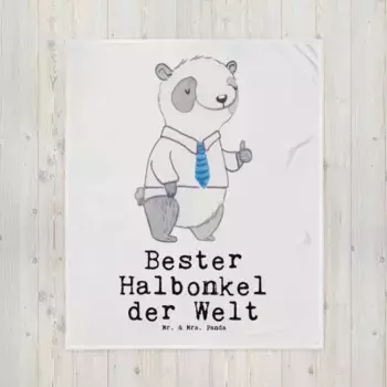 Одеяло Mr. & Mrs. Panda, белый