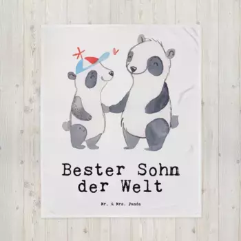 Одеяло Mr. & Mrs. Panda, белый