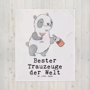 Одеяло Mr. & Mrs. Panda, белый