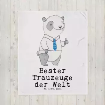 Одеяло Mr. & Mrs. Panda, белый