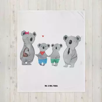 Одеяло Mr. & Mrs. Panda, белый